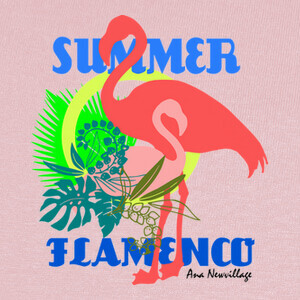 Playeras Summer flamingo