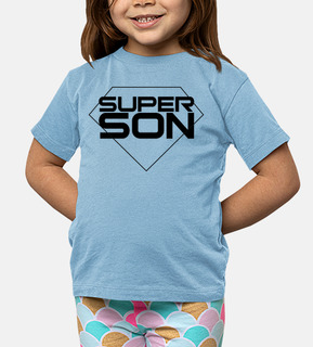super are - boy, short sleeves, light blue