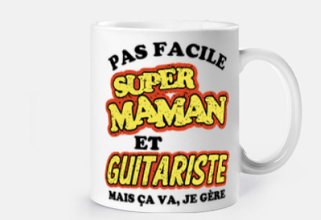 Super maman et guitariste