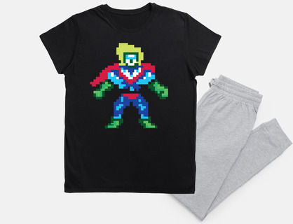 superhéroe píxel stan