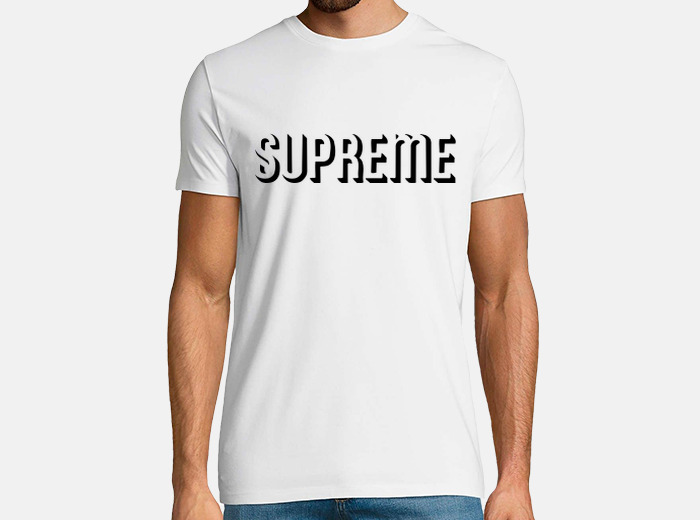 posterior Volcánico Armonioso Camiseta supreme blanca | laTostadora