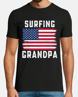 surf abuelo bandera americana 4 de juli