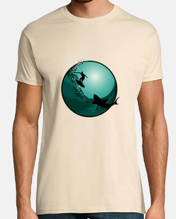 Surfing with sharks