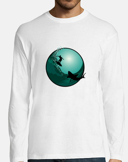 Surfing with sharks