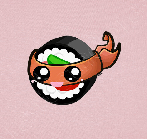 Tee Shirt Sushi Yokito Kawaii Tostadora Fr