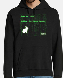 svegliarsi, neo, follow il bianco rabbit (t uomo e una ragazza)