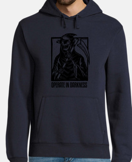 Sweat-shirt à capuche homme, bleu marine