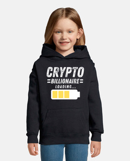 sweat-shirt enfant crypto milliardaire crypto-monnaies