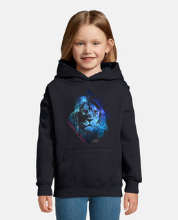 sweat à capuche - saphir lion galaxy devenir la bête