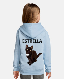 Sweat à capuche pour enfant, bleu ciel