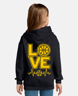 Sweat à capuche pour enfant, bleu marine