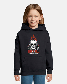 Sweat à capuche pour enfant, bleu marine