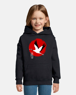 Sweat à capuche pour enfant, bleu marine