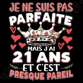 Sweat Anniv 21 Ans Anniversaire Humour Tostadora