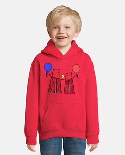 sweat enfant piano-pagaie fonds clairs