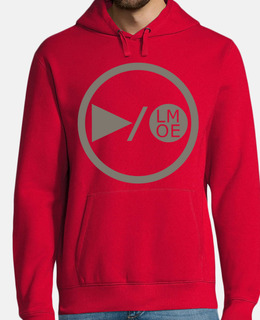 sweat lmoe uni gris avec logo joueur central gris