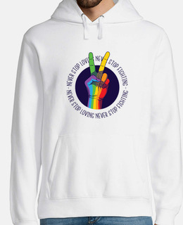 sweet da uomo, t-shirt orgoglio dell&#39;arcobaleno .v della vittoria per la tolleranza.