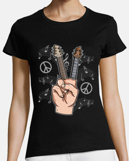 symbole paix guitares rock musique