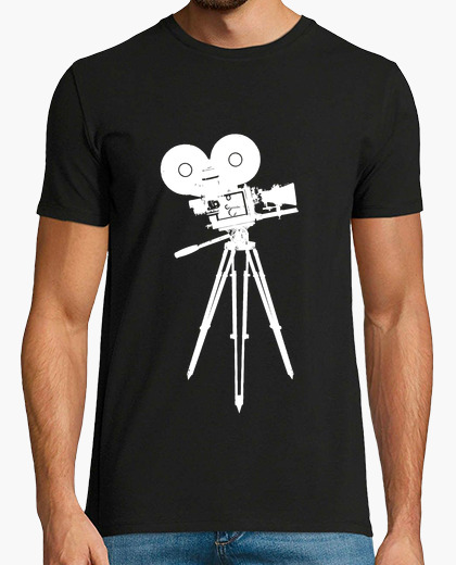 T-shirt 35 millimetri camera cinematografo
