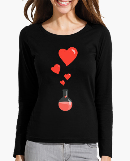 T-shirt amore pallone chimica of hearts...