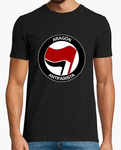 T-shirt aragon antifaixista manica corta uomo