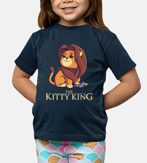 t-shirt bambini king kitten simba leone