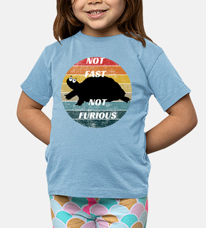 t-shirt bambini tartaruga non veloce non furiosa