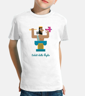 T-shirt bambini unisex con Zeus di Ugento