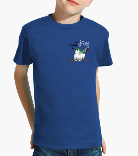 T-shirt bambino blu cavolfiore