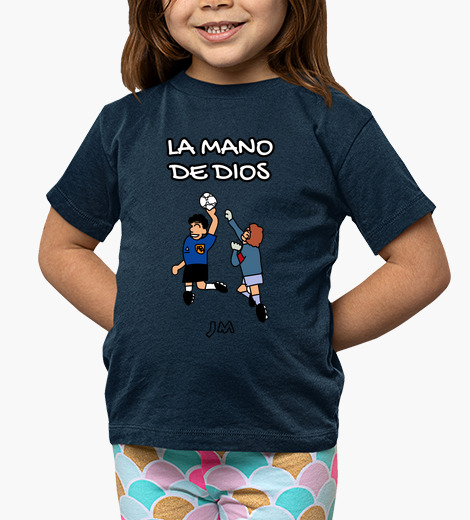T-shirt bambino la mano di dio - diego...