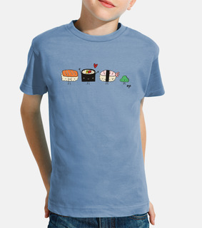 t-shirt bambino lover del sushi