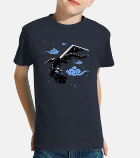 t-shirt bambino minecraft dragon ender boy