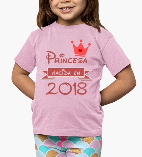 T-shirt bambino principessa nata nel 2018