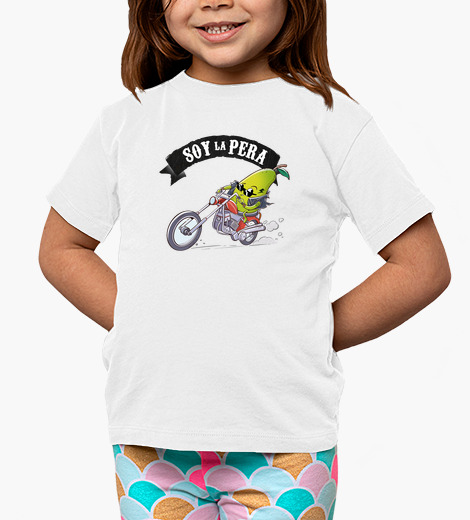 T-shirt bambino sono la pera biker