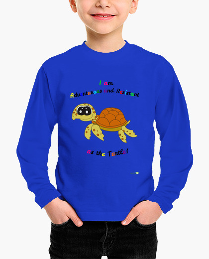 T-shirt bambino t-shirt for bambini: turtle