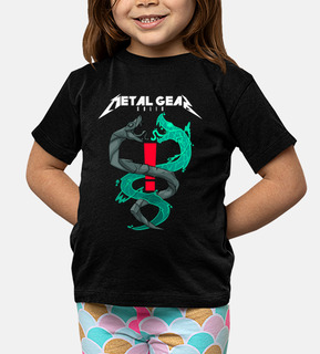 t-shirt bambino twin snakes metal gear