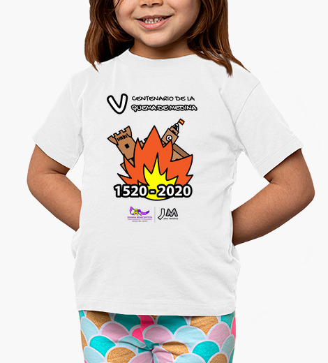 T-shirt bambino v centenario del rogo...