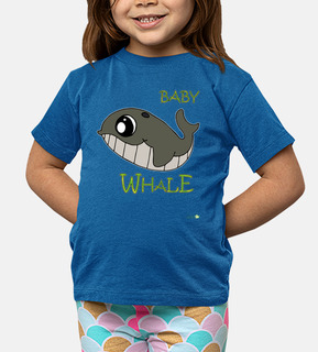 t-shirt bébé baleine