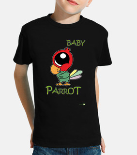 t-shirt bebè pappagallo