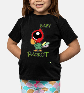 t-shirt bébé perroquet