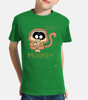 t-shirt bébé singe