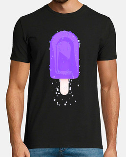 t-shirt black blackberry ice cream