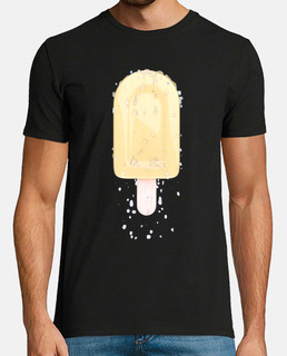 t-shirt black vanilla ice cream