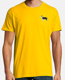 t-shirt border collie minimaliste