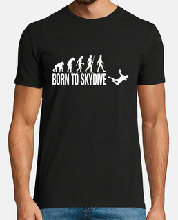 t-shirt born a skydive mod.1