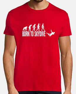 t-shirt born a skydive mod.1
