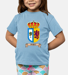 t-shirt cappotto bambini cognome perez