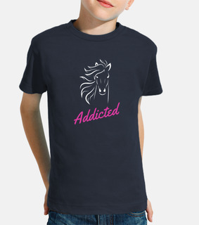t-shirt cavallo addicted 2 equitazione