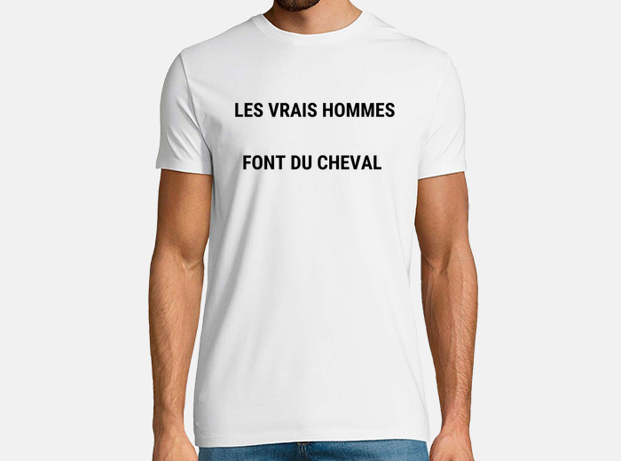 Tee shirt top adidas cheval