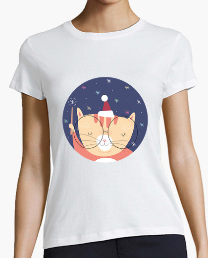 T-shirt Christmas cat